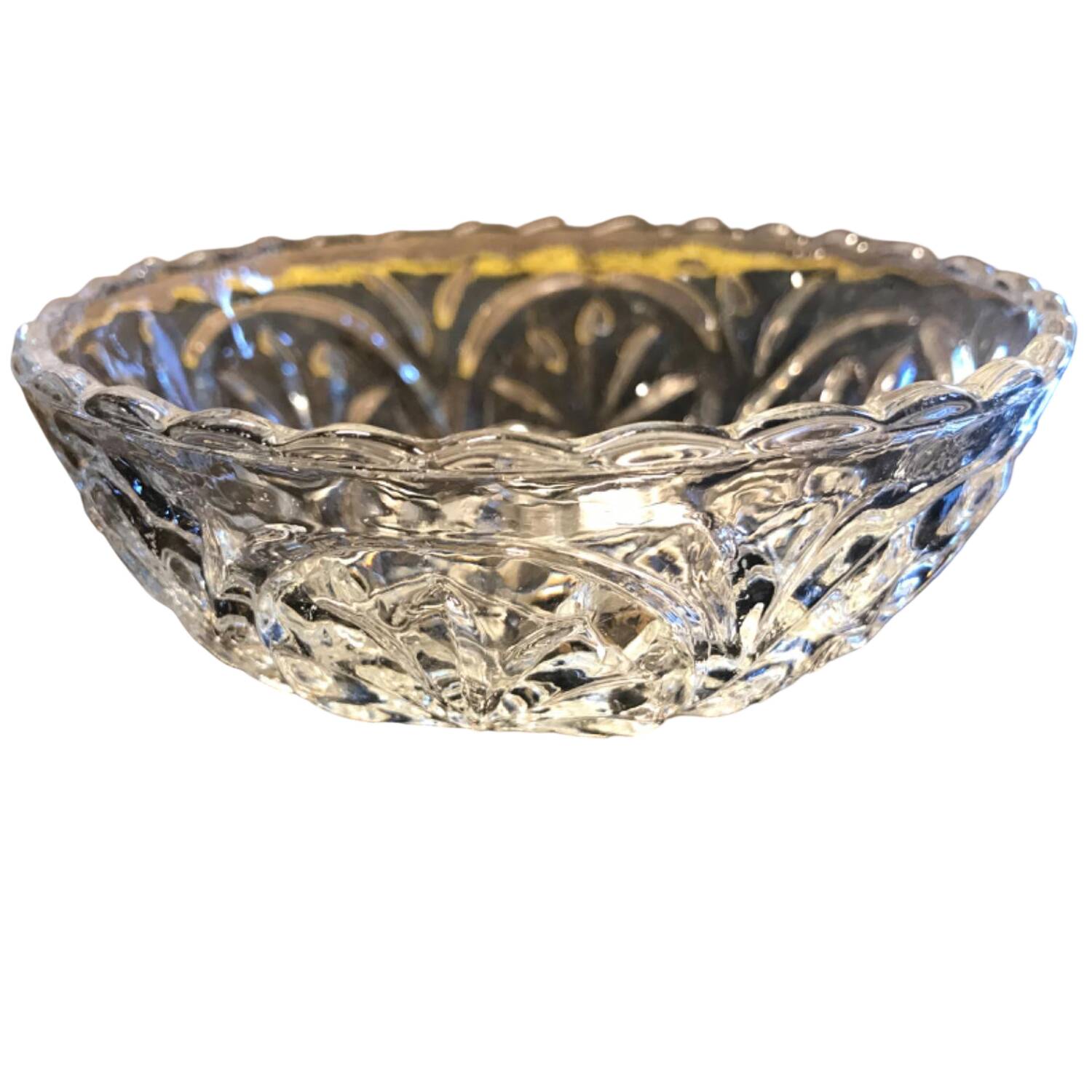 Feather Duster Small Fruit Dessert Bowl by US Glass-1