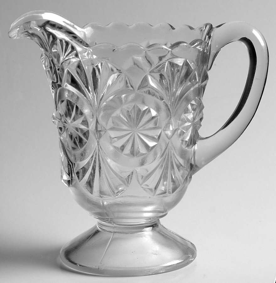 Feather Duster Creamer by US Glass-1