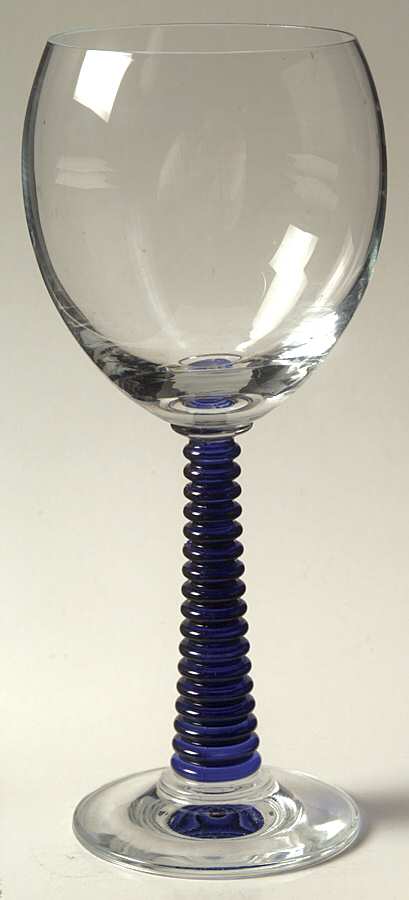 UNK739 Cobalt Blue Water Goblet by Unknown Manufacturer-1