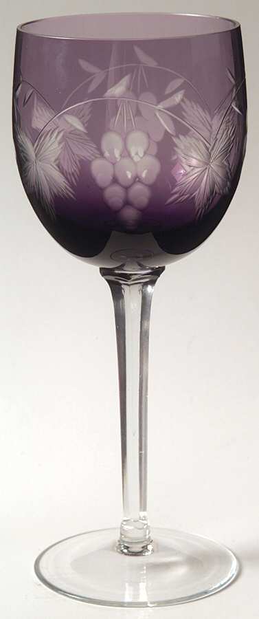 UNK5840 Amethyst Water Goblet by Unknown Manufacturer-1