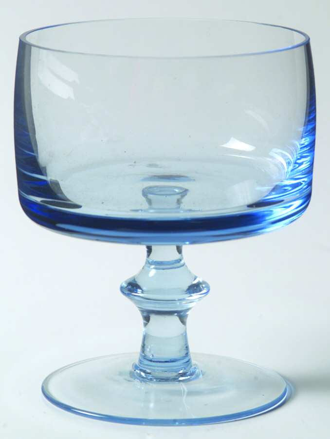 UNK3183 Light Blue Champagne/Tall Sherbet by Unknown Manufacturer-1