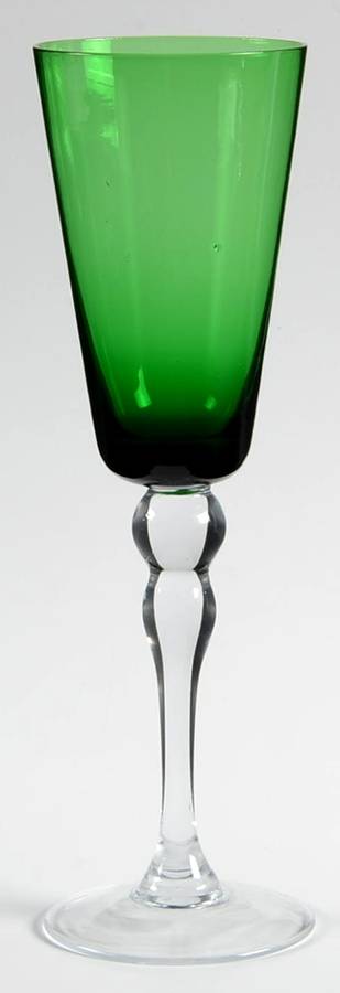 UNK4217 Green Fluted Champagne by Unknown Manufacturer-1