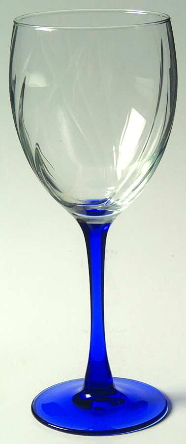 UNK4931 Blue Water Goblet by Unknown Manufacturer-1