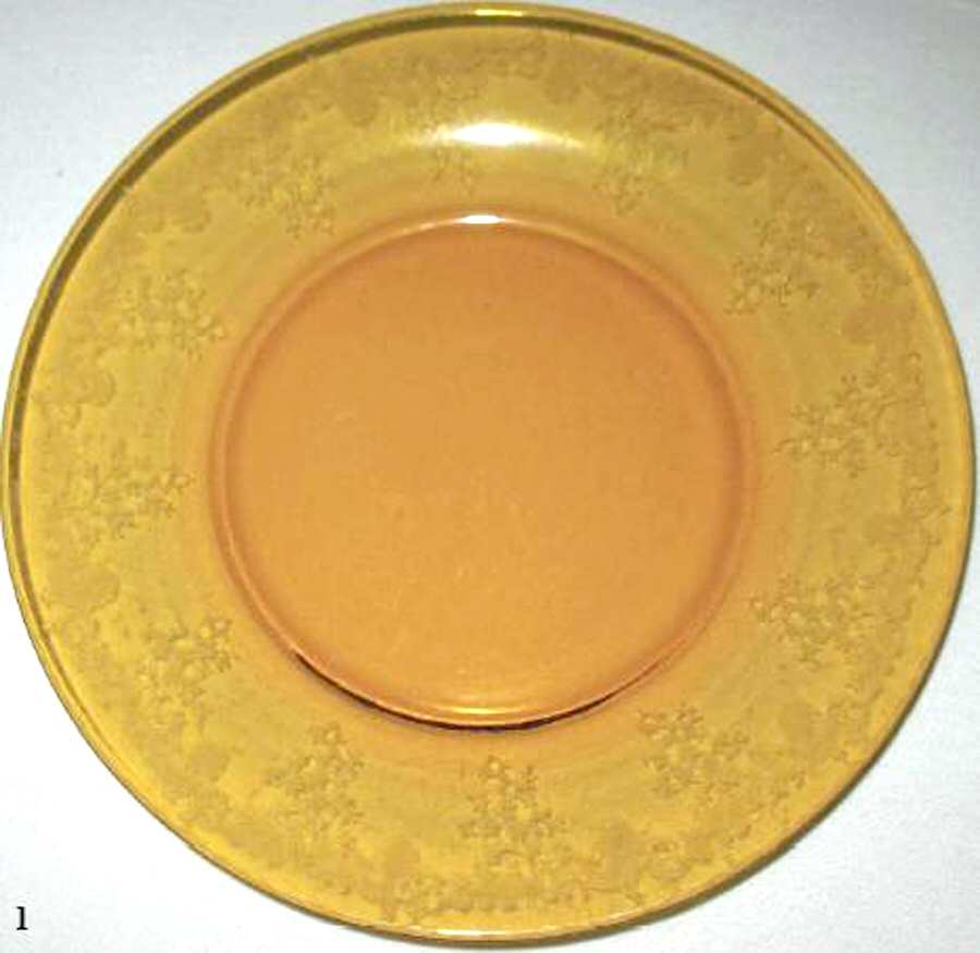 UNK3857 8" Salad Plate by Unknown Manufacturer-1