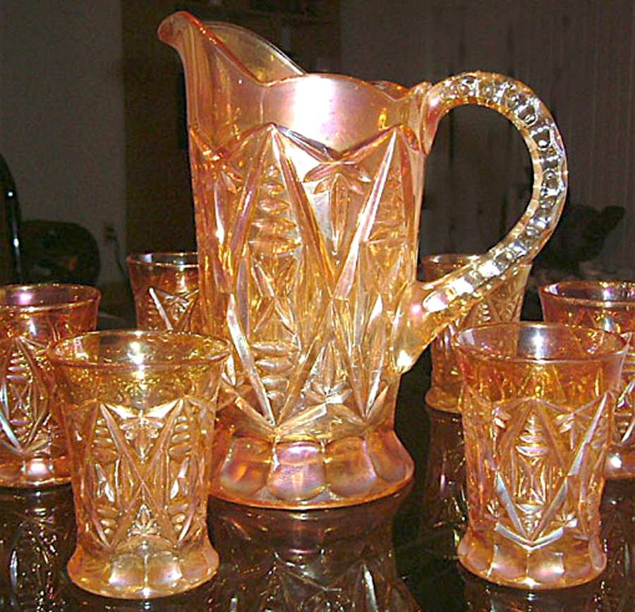 Diamond Cut Shields Pitcher by Unknown Manufacturer-1