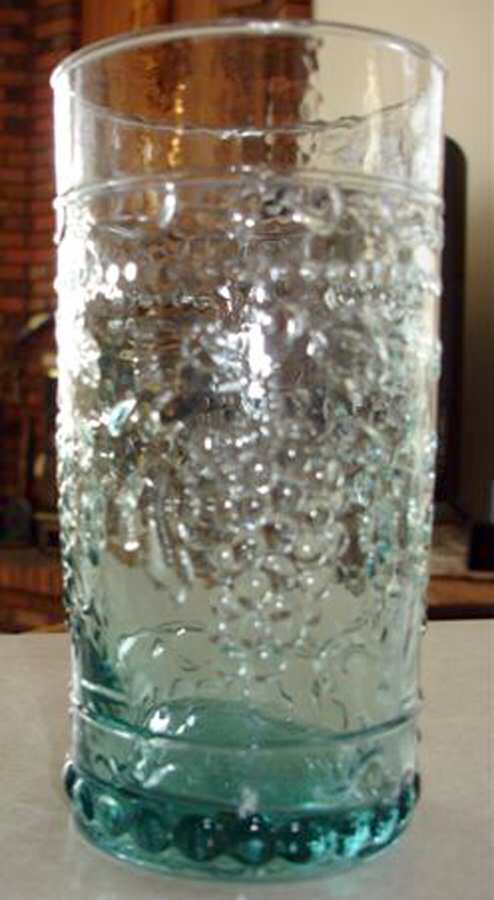 UNK3874 Green Highball Glass by Unknown Manufacturer-1
