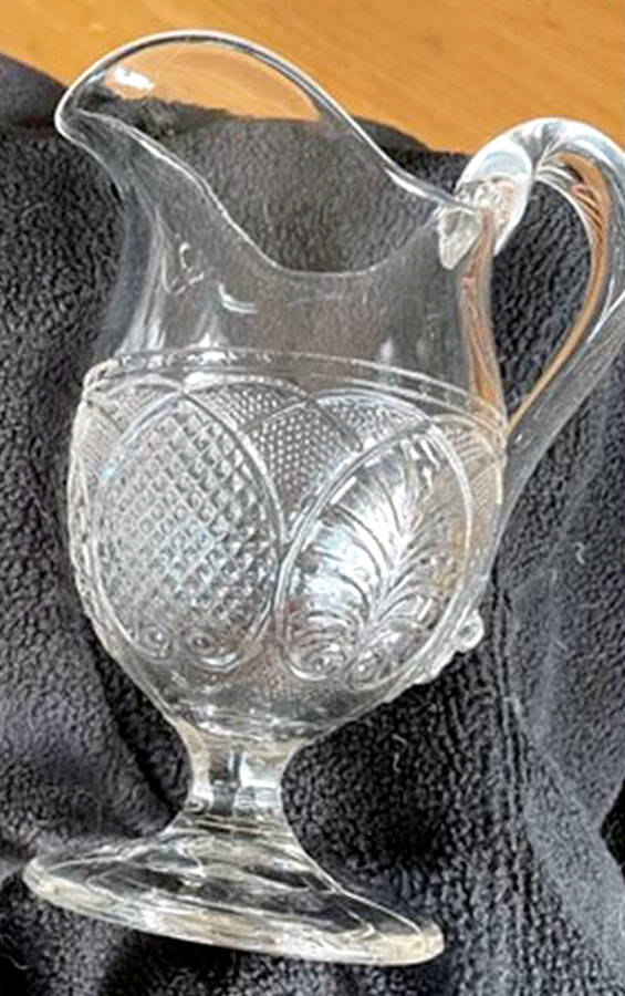 Palmette Clear Creamer by Unknown Manufacturer-1