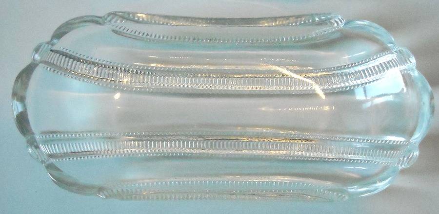 Iowa Clear 8" Oblong Relish by US Glass-1