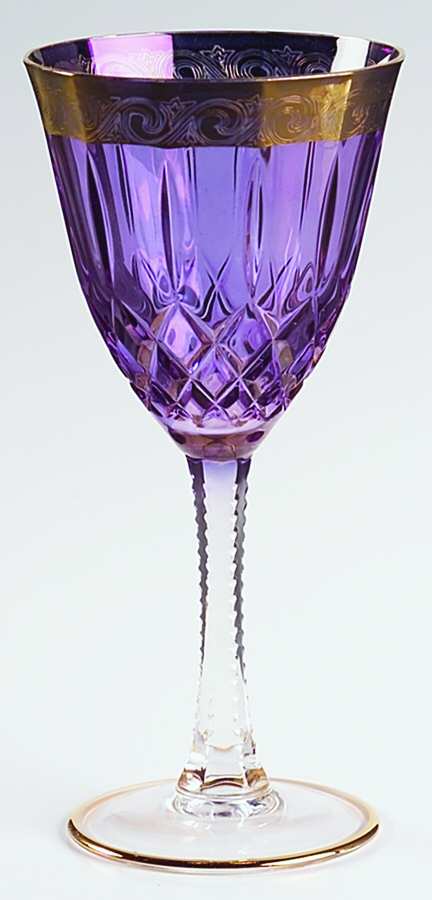 UNK6068 Amethyst Water Goblet by Unknown Manufacturer-1