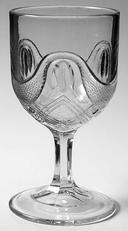 Snake Drape Water Goblet by Unknown Manufacturer-1