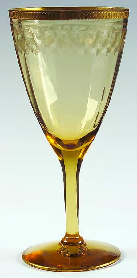 UNK6079 Topaz Water Goblet by Unknown Manufacturer-1