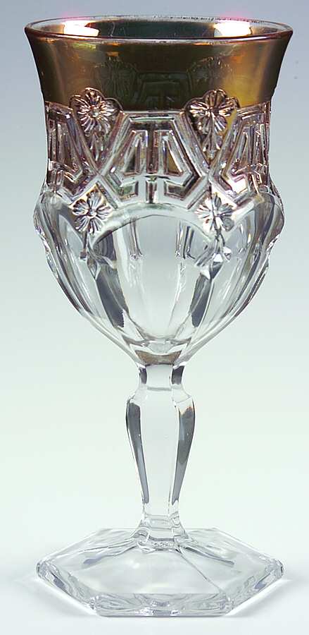 Athenia Gold Water Goblet by Tiffin-Franciscan-1