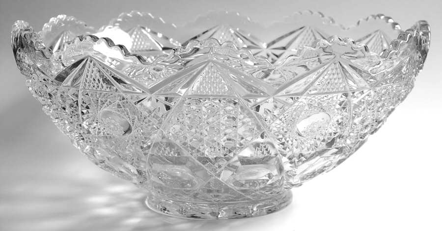 Brazilian Clear Punch Bowl by Fostoria-1