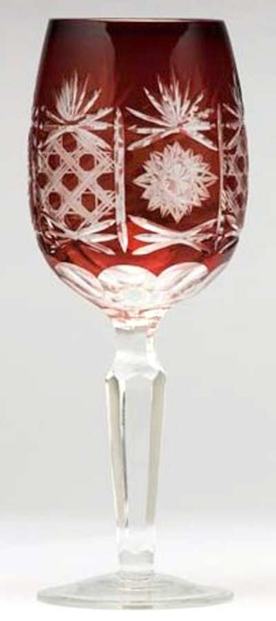 UNK6120 Ruby Water Goblet by Unknown Manufacturer-1