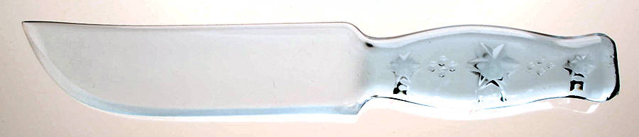 Glass Utensils All Crystal Fruit/Cake Knife by Unknown Manufacturer-1