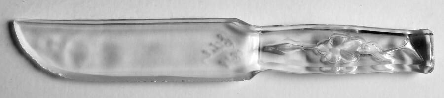 Glass Utensils All Crystal Fruit/Cake Knife by Unknown Manufacturer-1