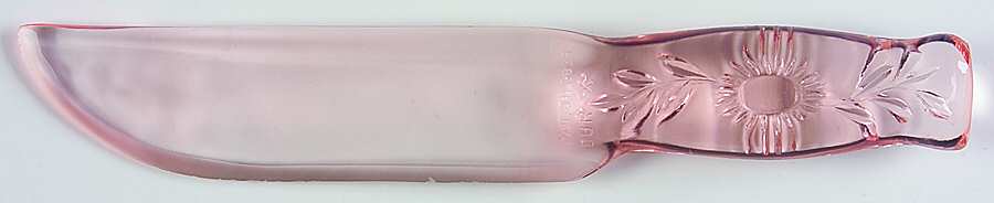 Glass Utensils All Crystal Fruit/Cake Knife by Unknown Manufacturer-1
