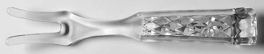 Glass Utensils Salad Serving Fork by Unknown Manufacturer-1