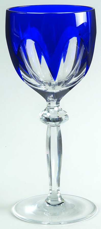 UNK6346 Blue Water Goblet by Unknown Manufacturer-1