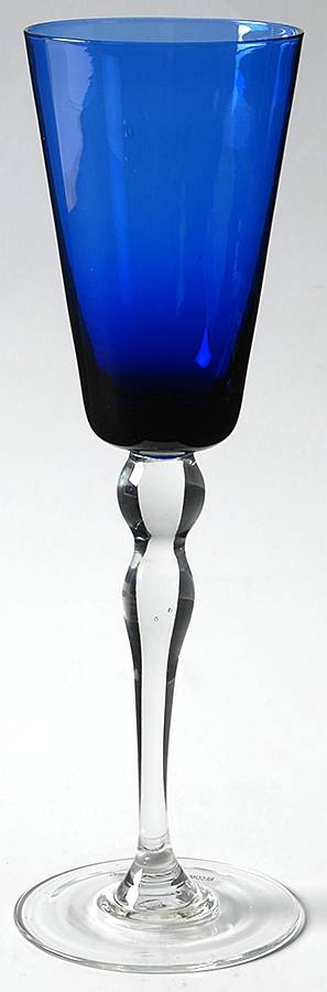 UNK4217 Blue Fluted Champagne by Unknown Manufacturer-1
