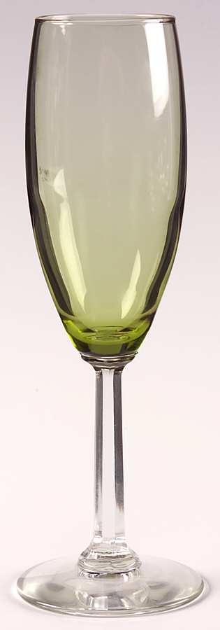 UNK7009 Green Fluted Champagne by Unknown Manufacturer-1