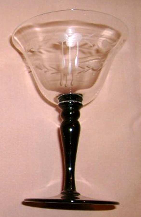 UNK6710 Black Champagne/Tall Sherbet by Unknown Manufacturer-1