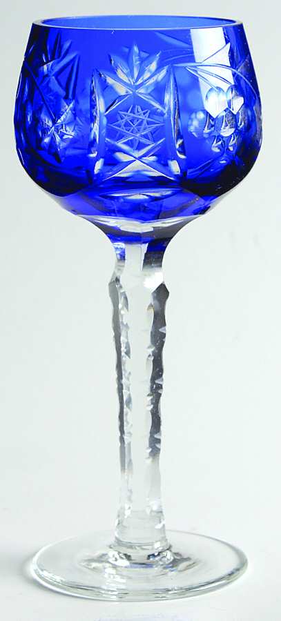 UNK6538 Cobalt Blue Cordial Glass by Unknown Manufacturer-1