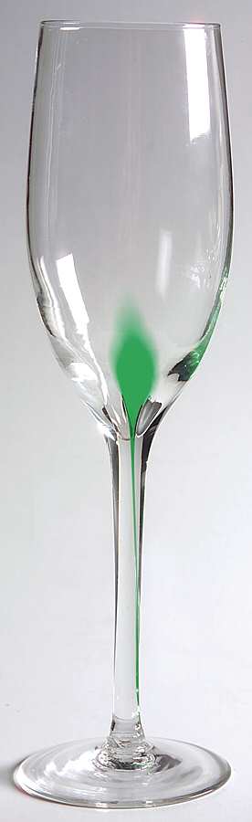 P1C30 Green Fluted Champagne by Pier 1-1