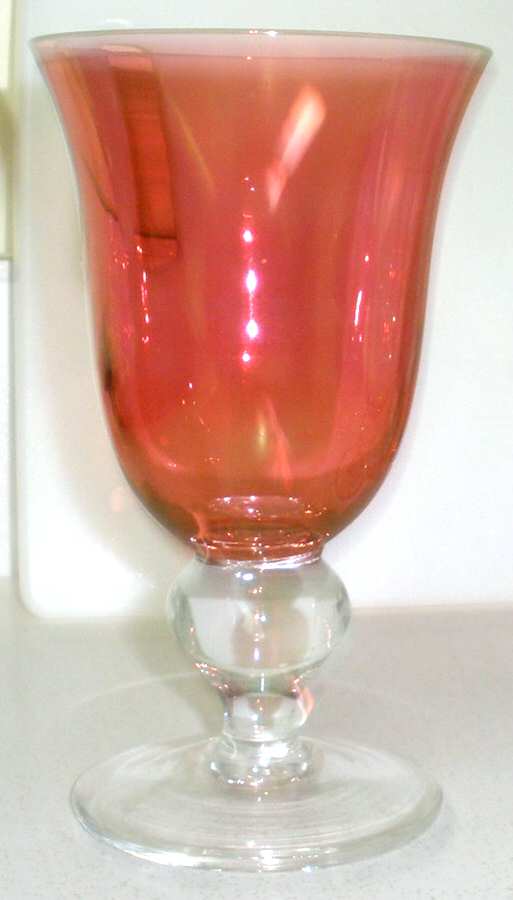 UNK7023 Ruby Water Goblet by Unknown Manufacturer-1