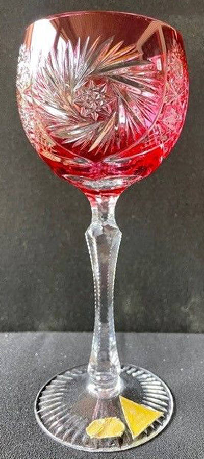 UNK6858 Ruby Water Goblet by Unknown Manufacturer-1