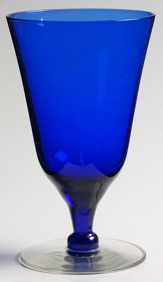 UNK6874 Cobalt Blue Juice Glass by Unknown Manufacturer-1