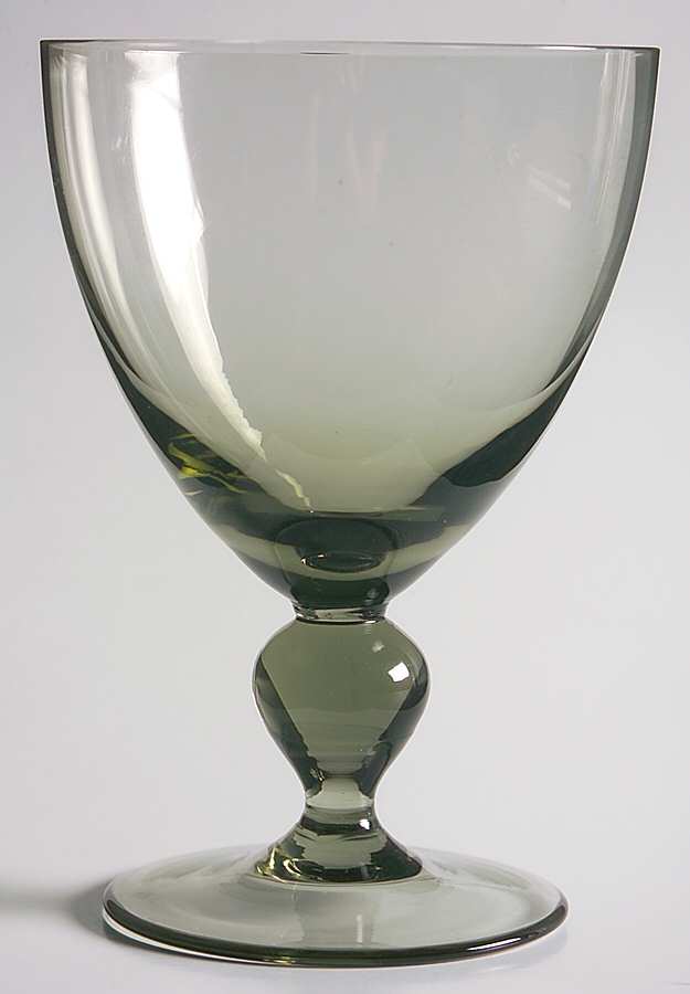 UNK108 Green Water Goblet by Unknown Manufacturer-1