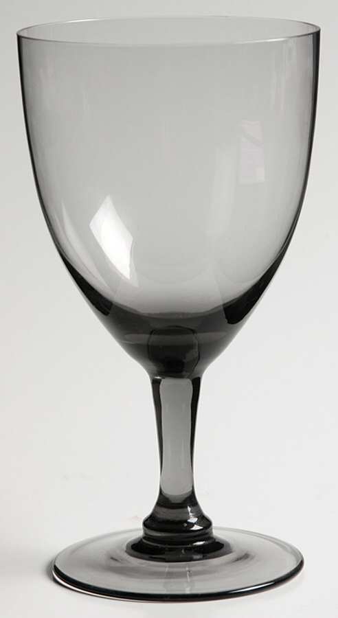 UNK7065 Gray Smoke Water Goblet by Unknown Manufacturer-1