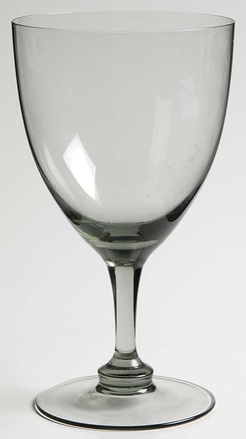 UNK7065 Green Smoke Water Goblet by Unknown Manufacturer-1