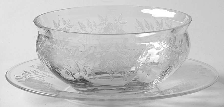 UNK6904 Finger Bowl & Underplate by Unknown Manufacturer-1