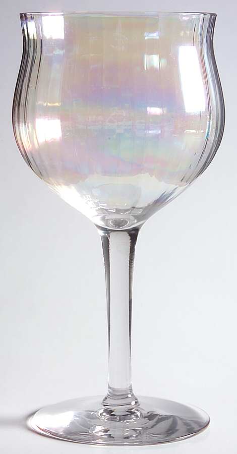UNK7124 Narrow Optic Water Goblet by Unknown Manufacturer-1