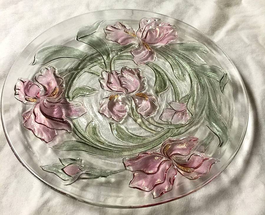 UNK2478 Pink Luncheon Plate by Unknown Manufacturer-1