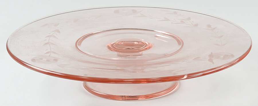 UNK7473 Footed Cake Plate by Unknown Manufacturer-1