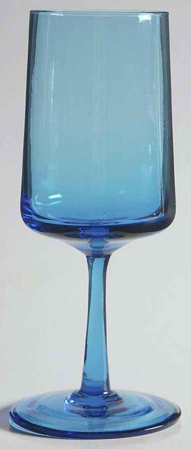 UNK7481 Blue Wine Glass by Unknown Manufacturer-1