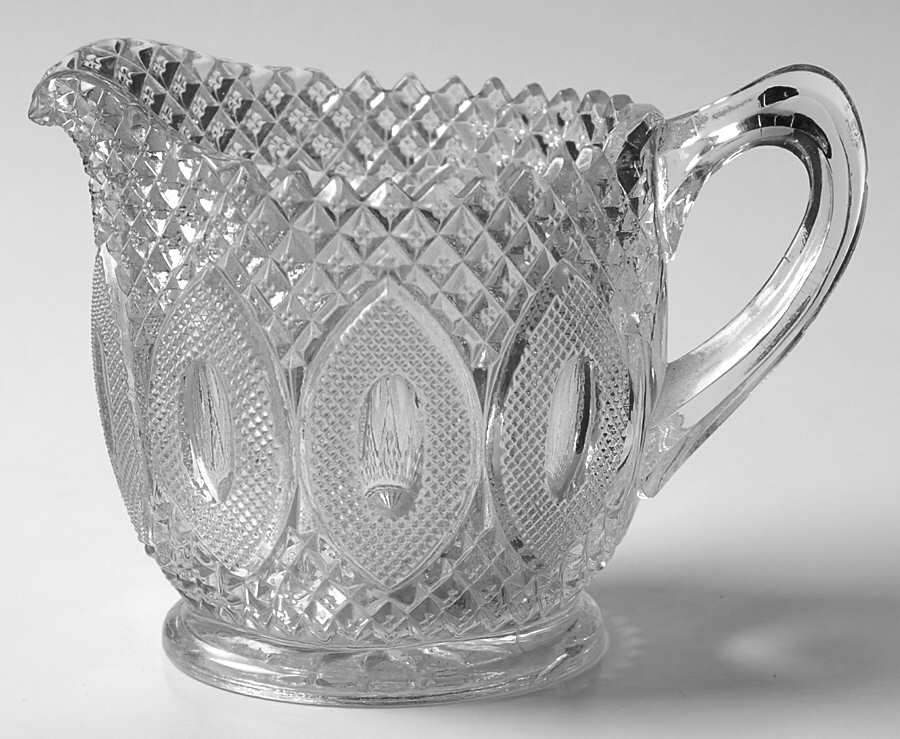 Buckle with English Hobnail Creamer by Unknown Manufacturer-1