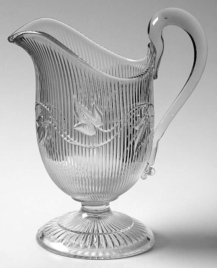 Ribbed Ivy Creamer by Hobbs Brockunier-1