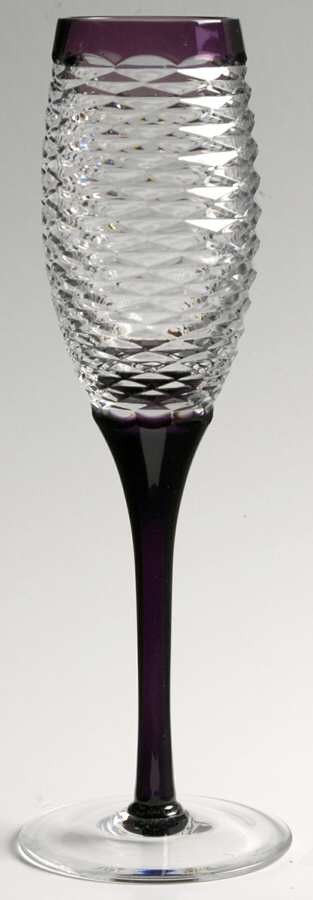UNK7590 Amethyst Fluted Champagne by Unknown Manufacturer-1