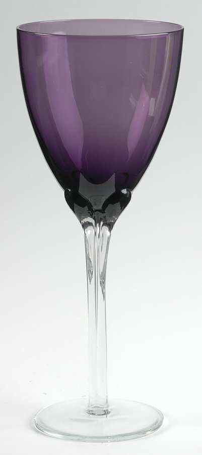UNK1594 Amethyst Water Goblet by Unknown Manufacturer-1
