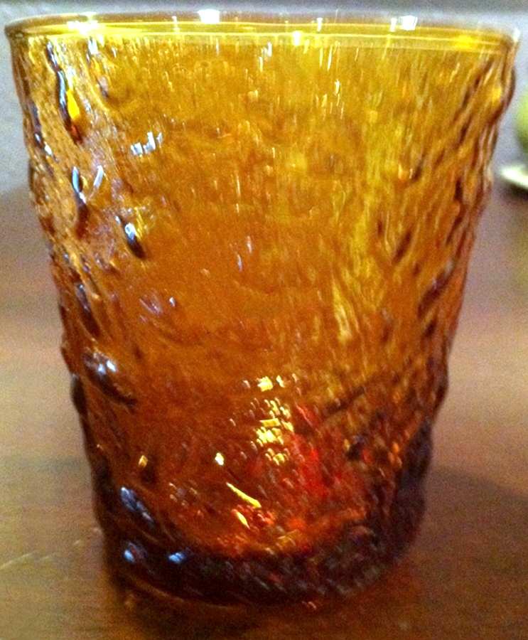 UNK7627 Amber 16 Oz Flat Tumbler by Unknown Manufacturer-1