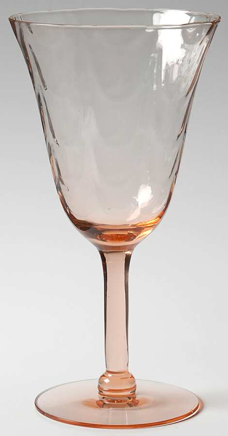 UNK4971 Pink Water Goblet by Unknown Manufacturer-1