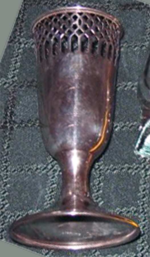 UNK8072 Sterling Holder for Fluted Champagne by Unknown Manufacturer-1