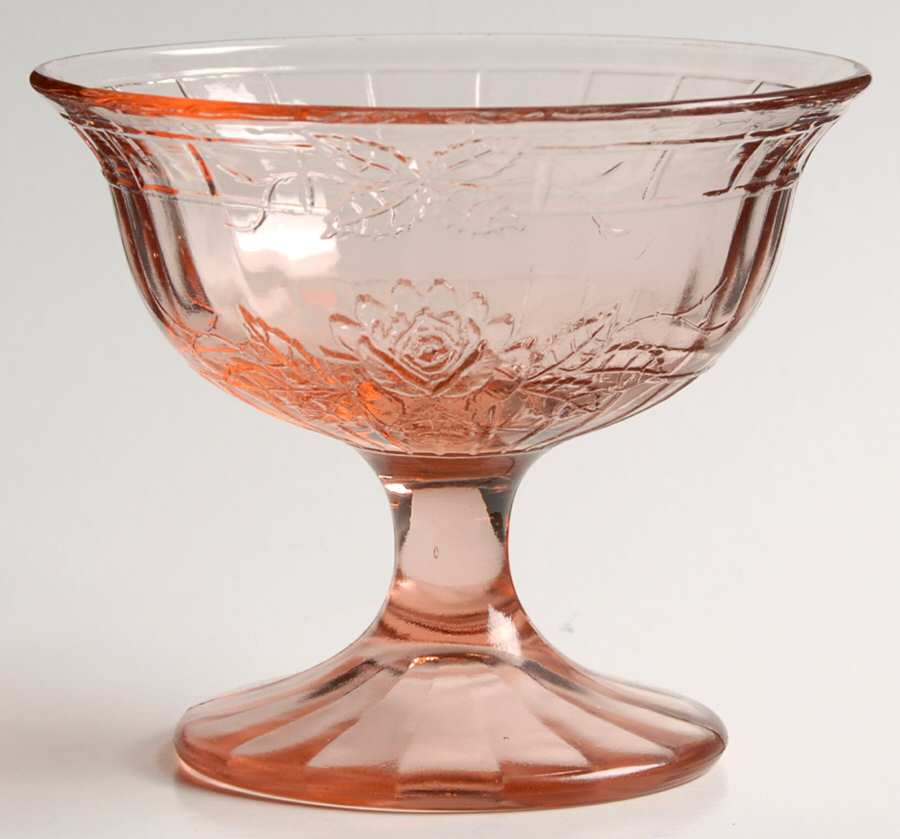 UNK8077 Pink Low Sherbet by Unknown Manufacturer-1