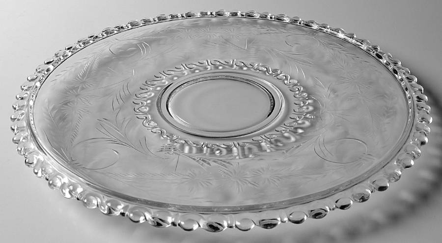UNK7661 13" Torte Plate by Unknown Manufacturer-1