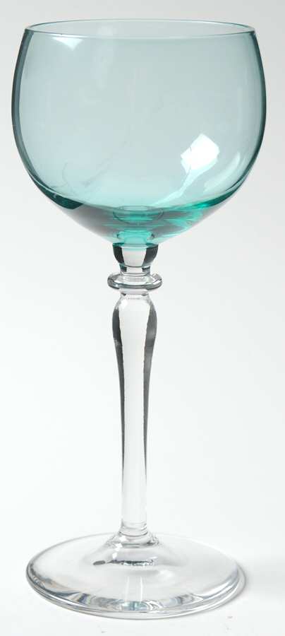 UNK8177 Turquoise Wine Glass by Unknown Manufacturer-1