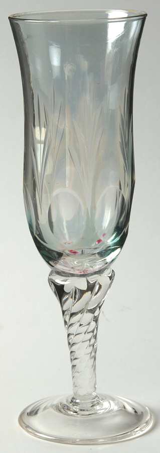 UNK9007 Green Fluted Champagne by Unknown Manufacturer-1